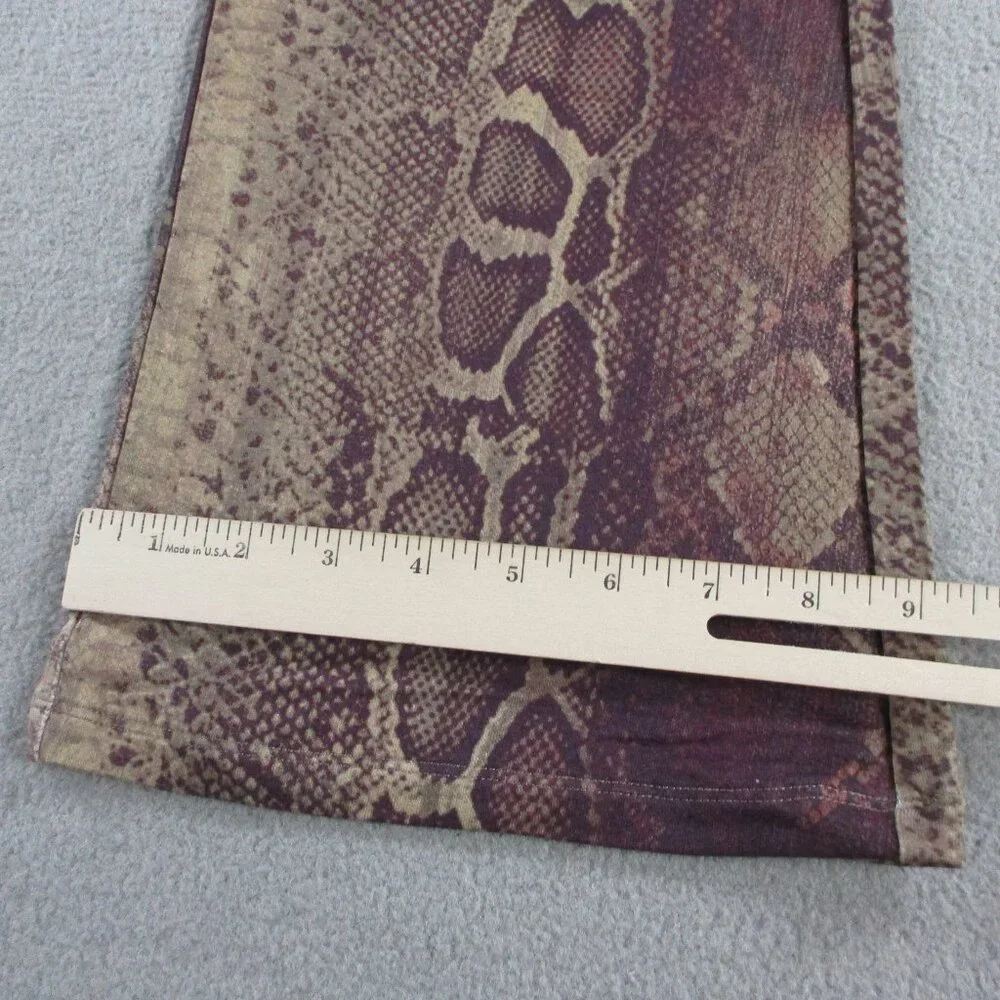 IAMGIA Blare Trackpant Womens Large Snake Print Pants Only Stretch Pull On NEW - Picture 10 of 15